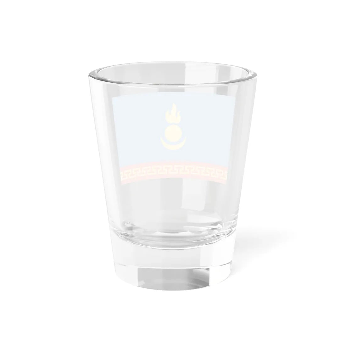 Flag of Nukutsky District 2007 (Russia) Shot Glass 1.5oz - Go Mug Yourself