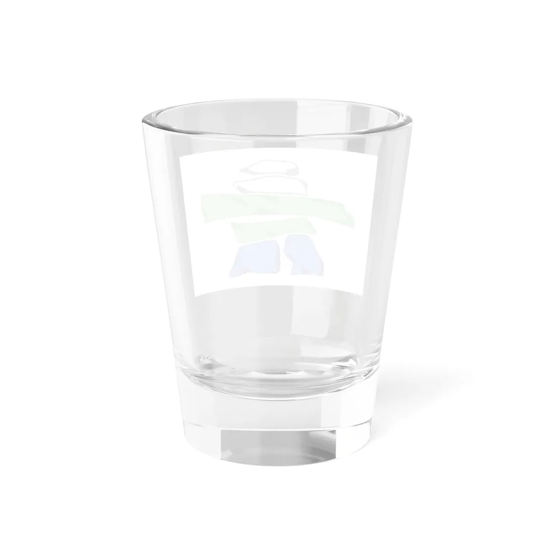 Flag of Nunatsiavut (Canada) Shot Glass 1.5oz - Go Mug Yourself