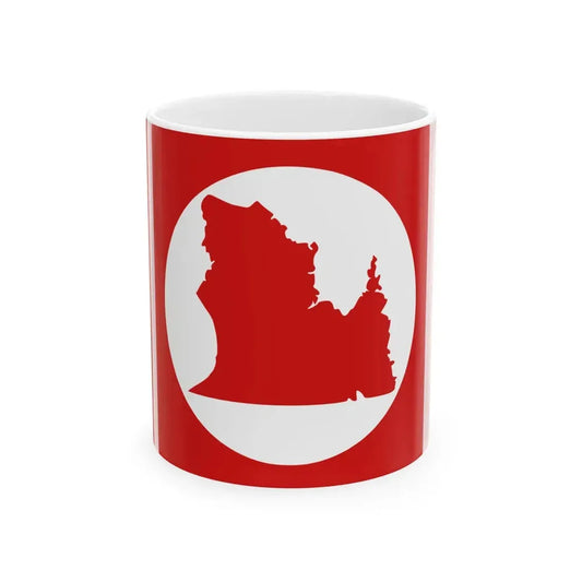 Flag of Nunavik (Canada) White Coffee Mug 11oz - Go Mug Yourself