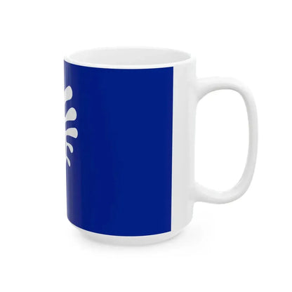 Flag of Nunavik Thomassie Mangiok (Canada) White Coffee Mug - Go Mug Yourself