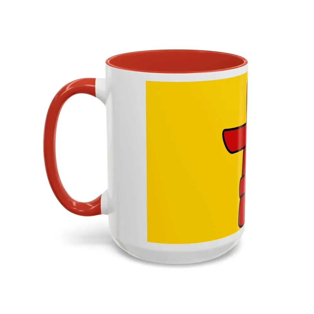 Flag of Nunavut Canada - Accent Coffee Mug - Go Mug Yourself