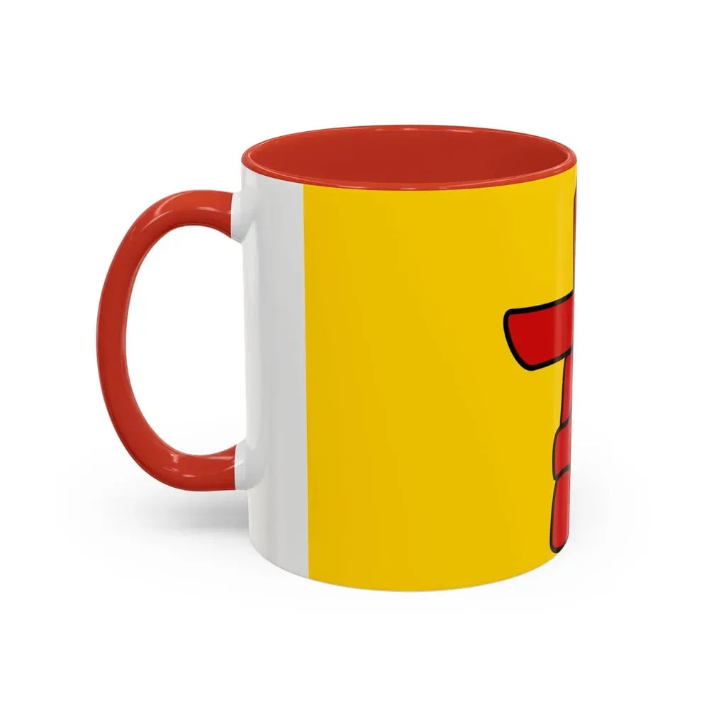 Flag of Nunavut Canada - Accent Coffee Mug - Go Mug Yourself