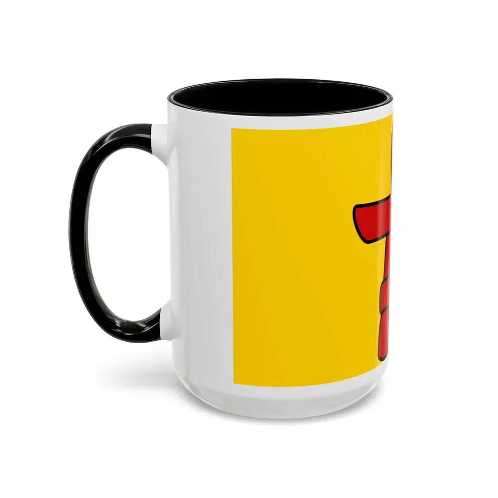 Flag of Nunavut Canada - Accent Coffee Mug - Go Mug Yourself