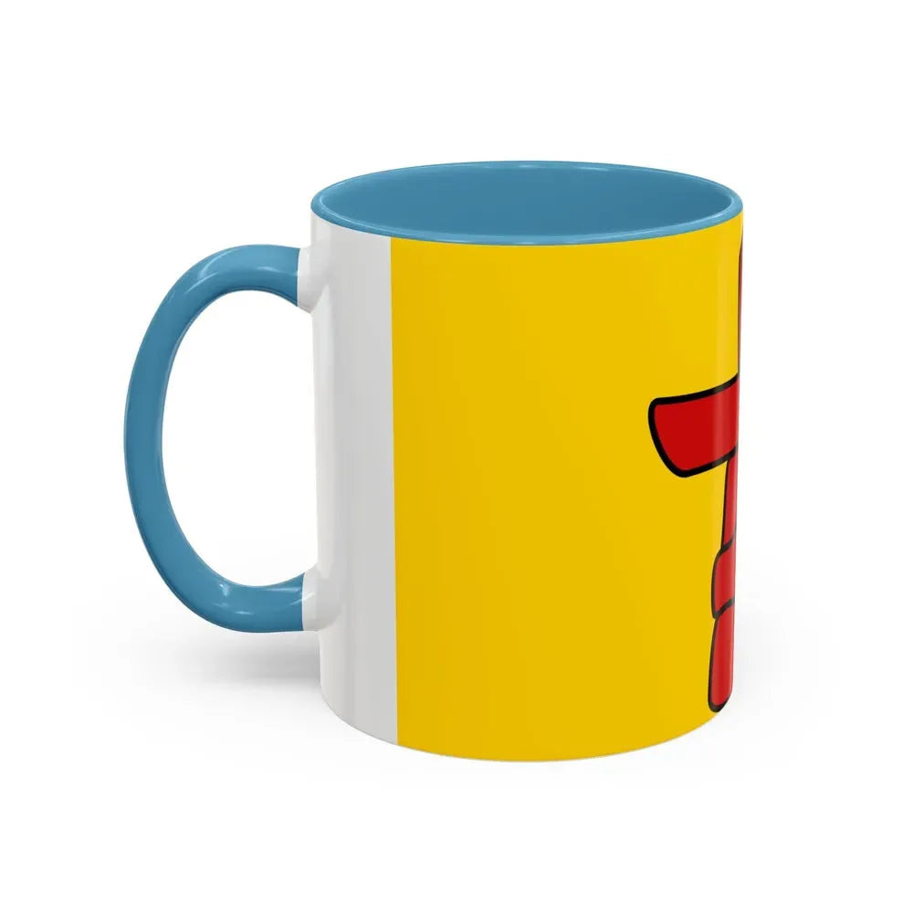 Flag of Nunavut Canada - Accent Coffee Mug - Go Mug Yourself