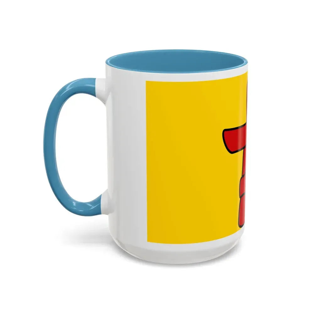 Flag of Nunavut Canada - Accent Coffee Mug - Go Mug Yourself