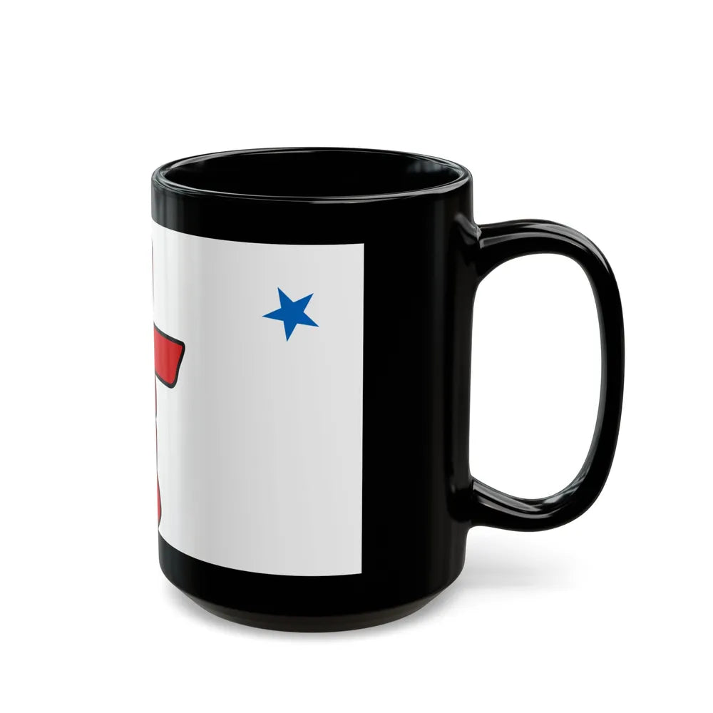 Flag of Nunavut Canada - Black Coffee Mug-Go Mug Yourself