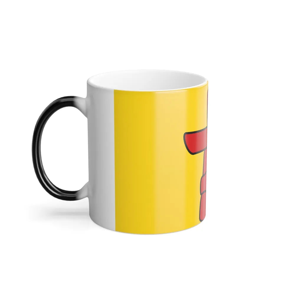 Flag of Nunavut Canada - Color Changing Coffee Mug-Go Mug Yourself