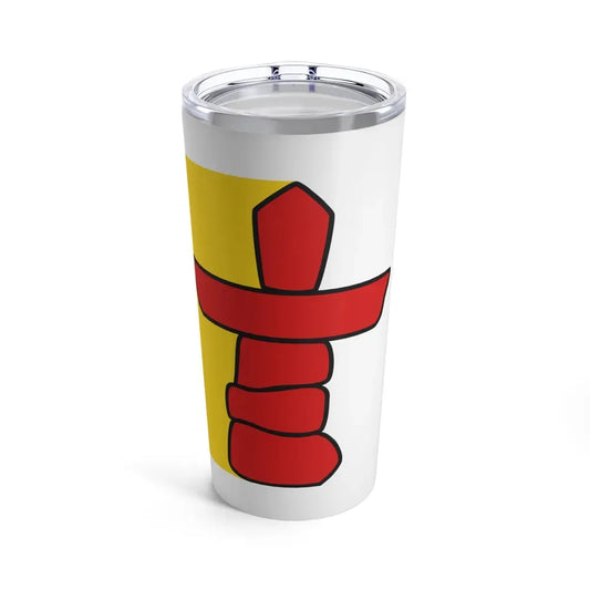 Flag of Nunavut Canada - Tumbler 20oz 20oz - Go Mug Yourself