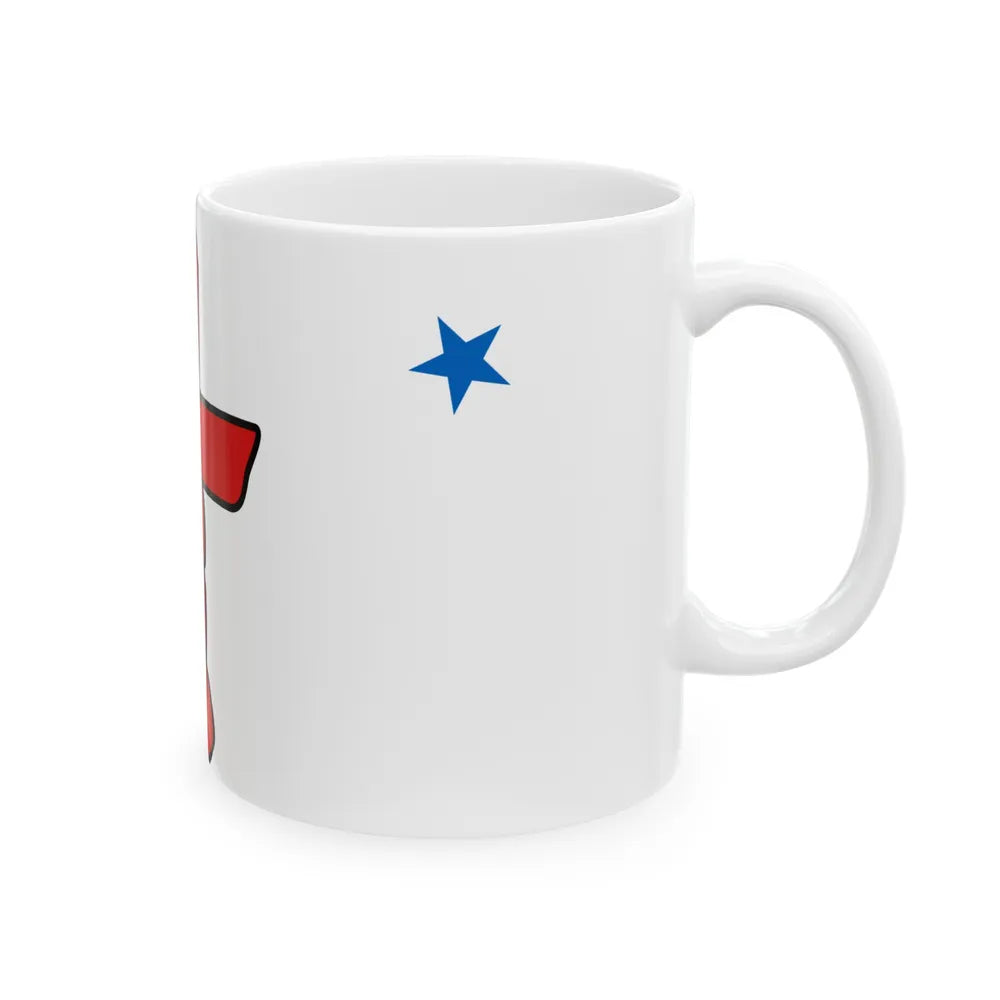 Flag of Nunavut Canada - White Coffee Mug-Go Mug Yourself