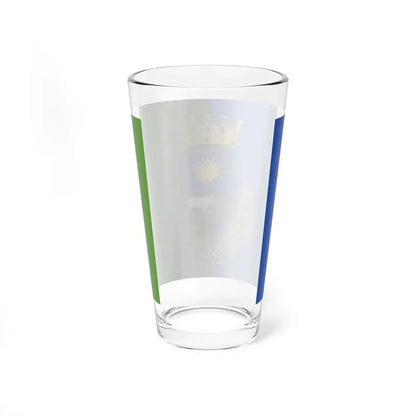 Flag of Nuoro (Italy) Pint Glass 16oz - Go Mug Yourself