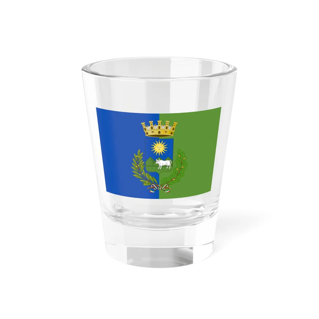 Flag of Nuoro (Italy) Shot Glass 1.5oz 1.5oz - Go Mug Yourself