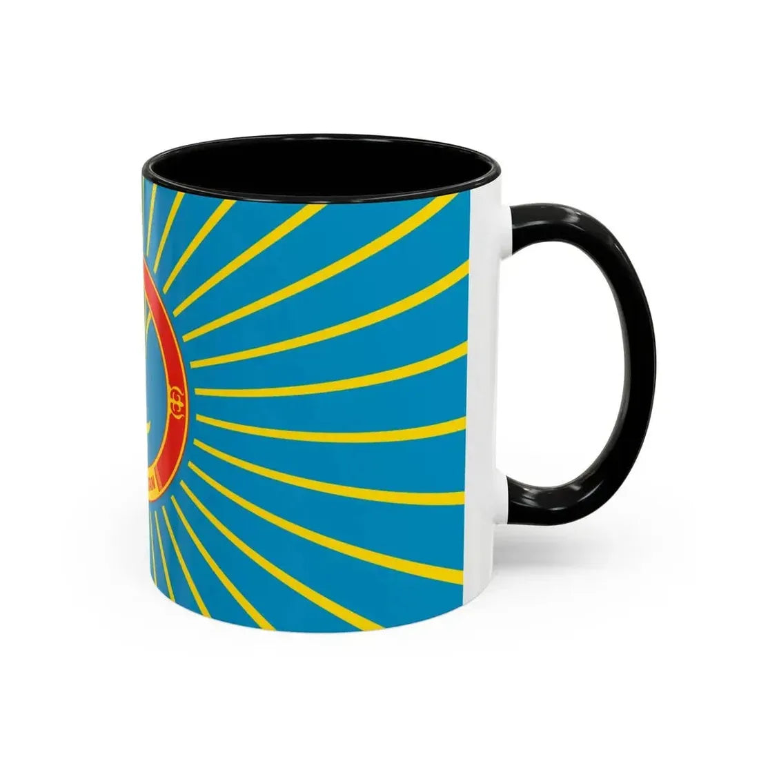 Flag of Nur Sultan Kazakhstan - Accent Coffee Mug - Go Mug Yourself