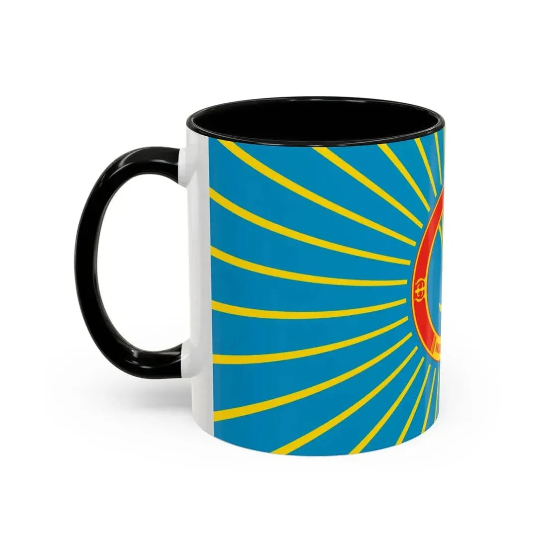 Flag of Nur Sultan Kazakhstan - Accent Coffee Mug - Go Mug Yourself