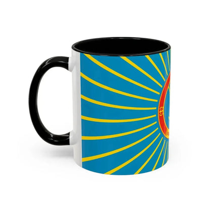Flag of Nur Sultan Kazakhstan - Accent Coffee Mug - Go Mug Yourself