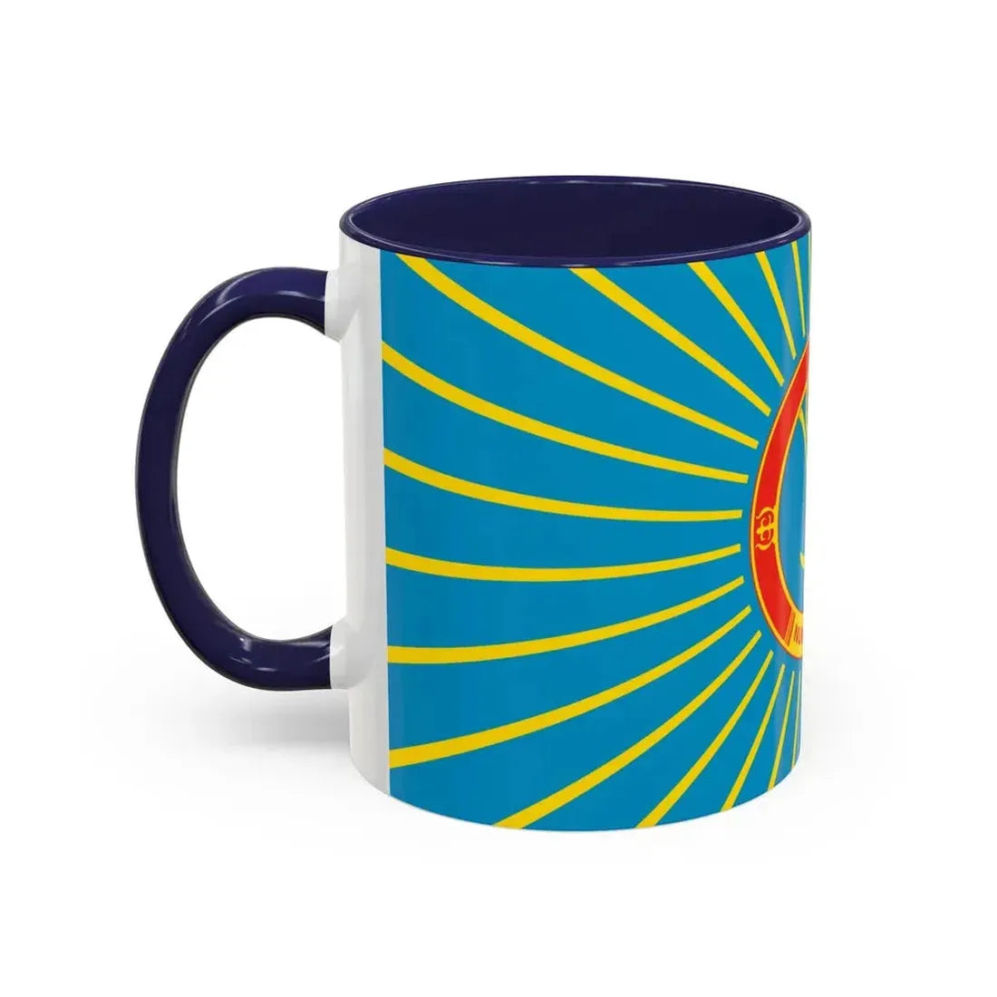 Flag of Nur Sultan Kazakhstan - Accent Coffee Mug - Go Mug Yourself