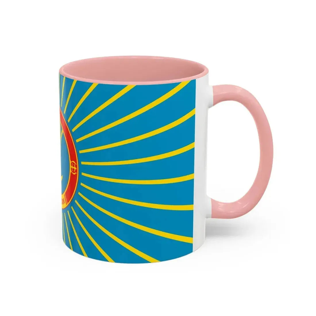 Flag of Nur Sultan Kazakhstan - Accent Coffee Mug - Go Mug Yourself