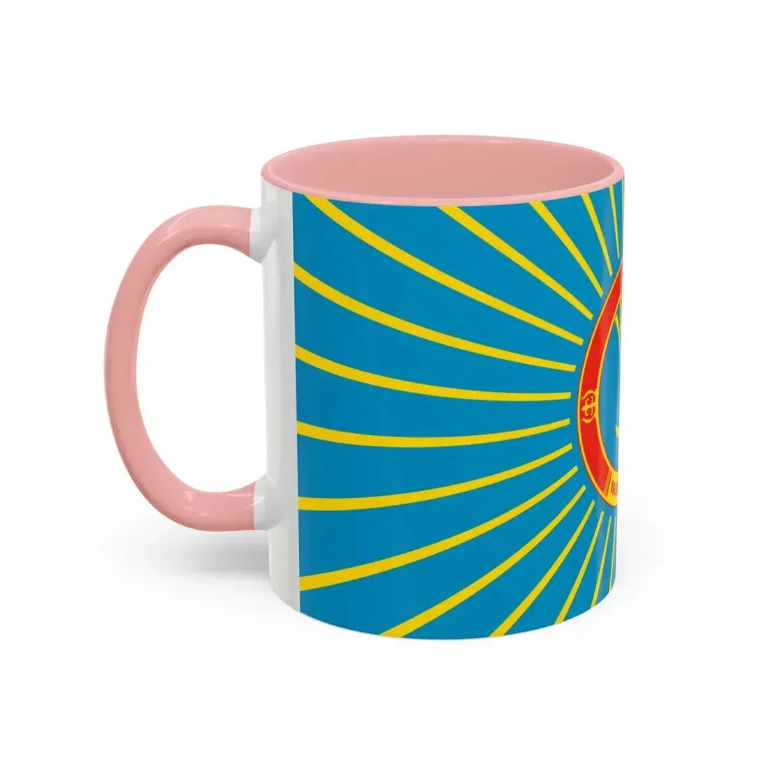 Flag of Nur Sultan Kazakhstan - Accent Coffee Mug - Go Mug Yourself