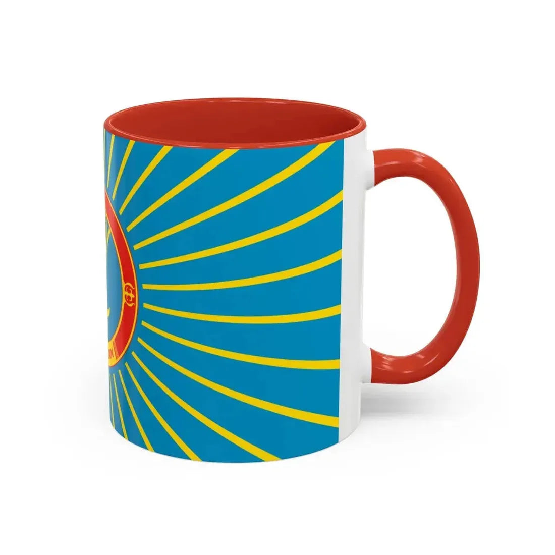 Flag of Nur Sultan Kazakhstan - Accent Coffee Mug - Go Mug Yourself