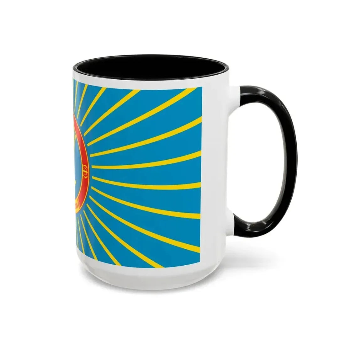 Flag of Nur Sultan Kazakhstan - Accent Coffee Mug - Go Mug Yourself