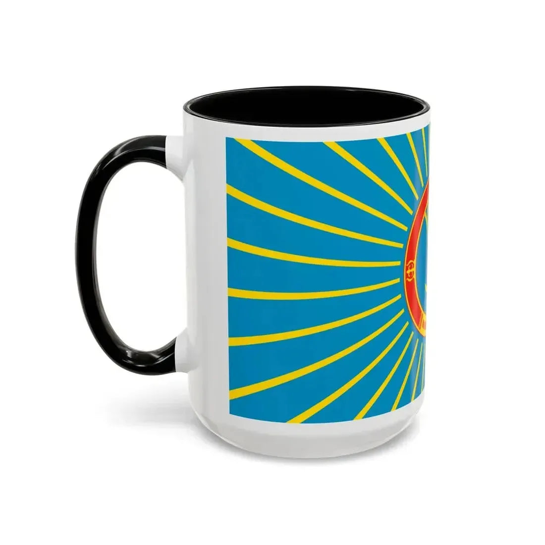 Flag of Nur Sultan Kazakhstan - Accent Coffee Mug - Go Mug Yourself