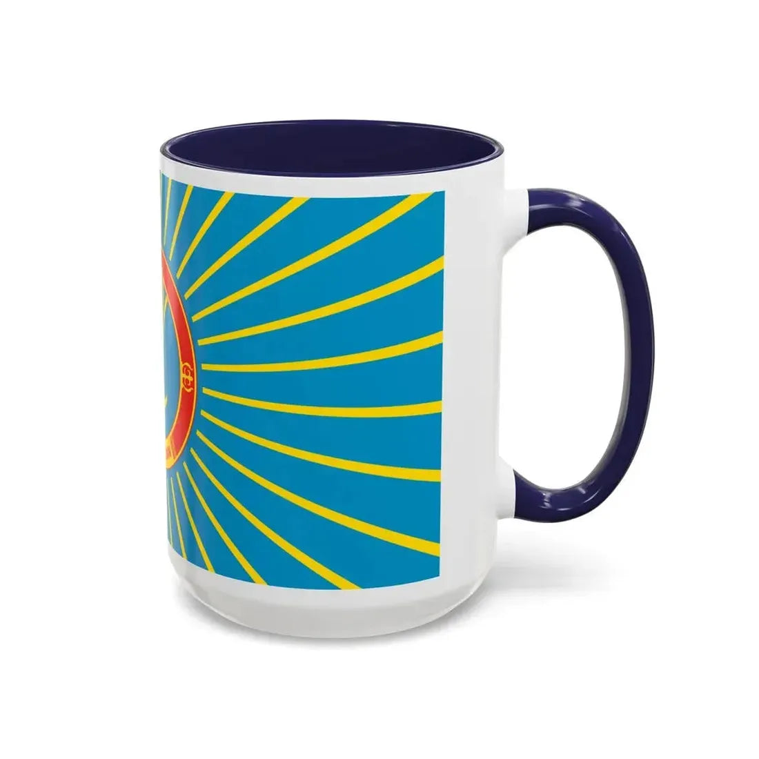 Flag of Nur Sultan Kazakhstan - Accent Coffee Mug - Go Mug Yourself