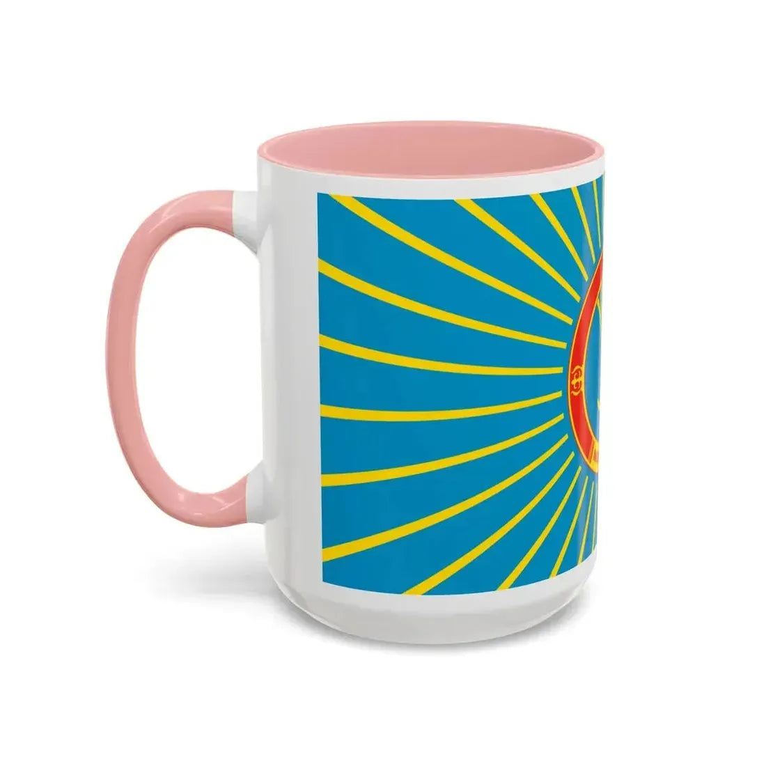 Flag of Nur Sultan Kazakhstan - Accent Coffee Mug - Go Mug Yourself