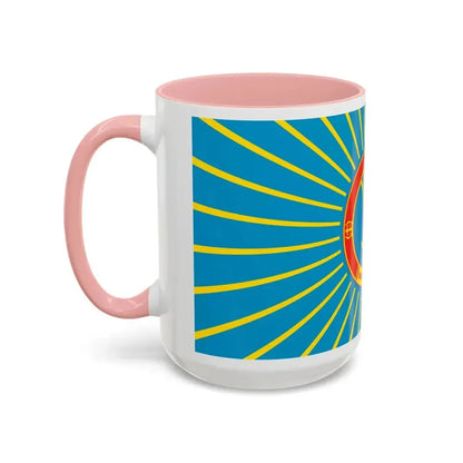 Flag of Nur Sultan Kazakhstan - Accent Coffee Mug - Go Mug Yourself