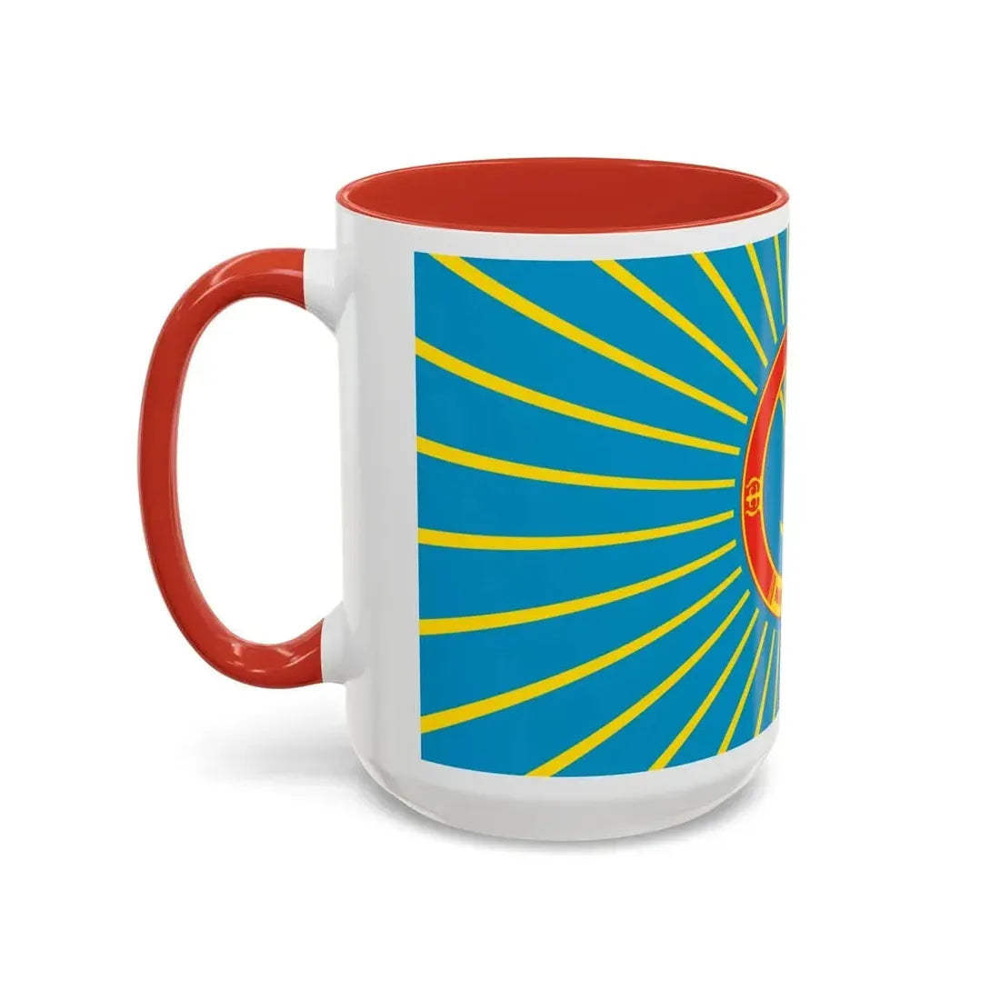 Flag of Nur Sultan Kazakhstan - Accent Coffee Mug - Go Mug Yourself