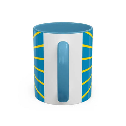 Flag of Nur Sultan Kazakhstan - Accent Coffee Mug - Go Mug Yourself