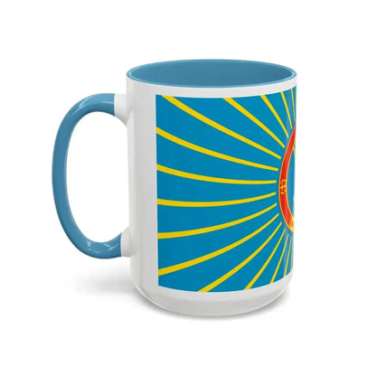 Flag of Nur Sultan Kazakhstan - Accent Coffee Mug - Go Mug Yourself