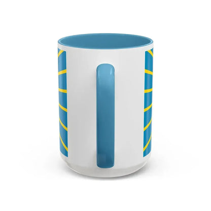 Flag of Nur Sultan Kazakhstan - Accent Coffee Mug - Go Mug Yourself