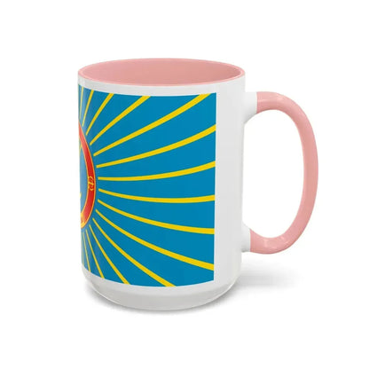 Flag of Nur Sultan Kazakhstan - Accent Coffee Mug - Go Mug Yourself