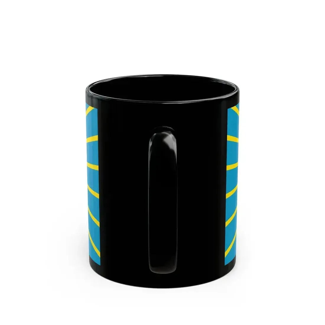 Flag of Nur Sultan Kazakhstan - Black Coffee Mug - Go Mug Yourself