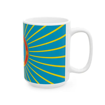 Flag of Nur-Sultan Kazakhstan (Kazakhstan) White Coffee Mug - Go Mug Yourself