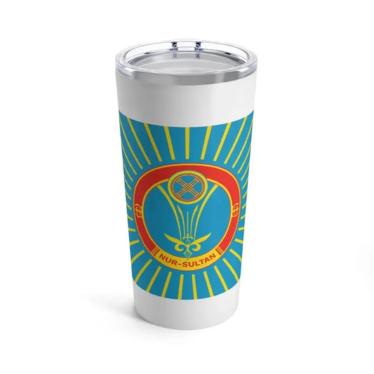 Flag of Nur Sultan Kazakhstan - Tumbler 20oz 20oz - Go Mug Yourself