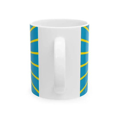 Flag of Nur Sultan Kazakhstan - White Coffee Mug - Go Mug Yourself