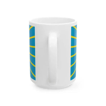 Flag of Nur Sultan Kazakhstan - White Coffee Mug - Go Mug Yourself