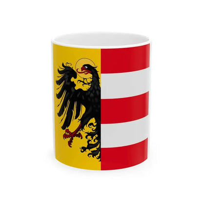 Flag of Nuremberg (Germany) White Coffee Mug 11oz - Go Mug Yourself