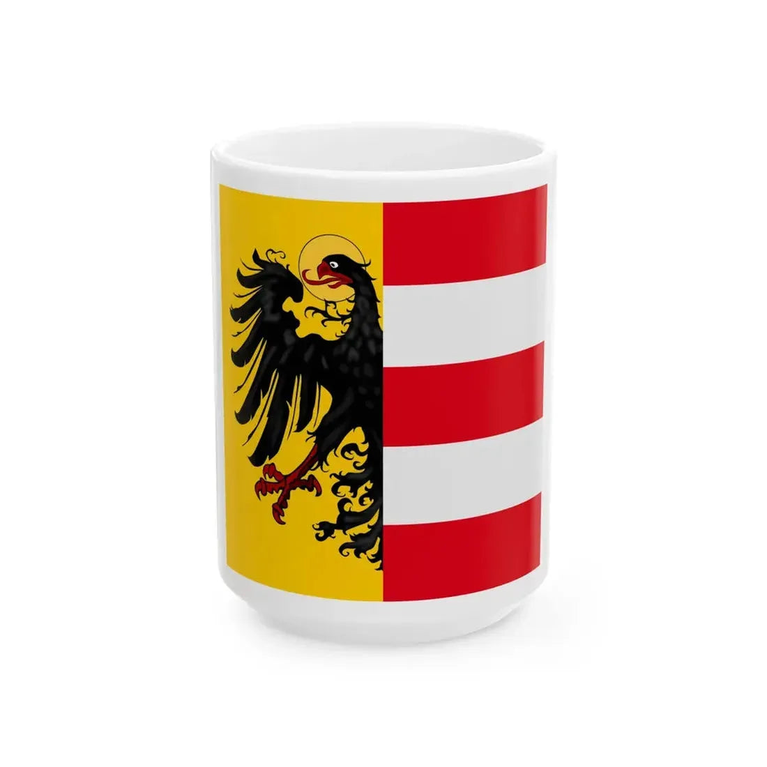 Flag of Nuremberg (Germany) White Coffee Mug 15oz - Go Mug Yourself