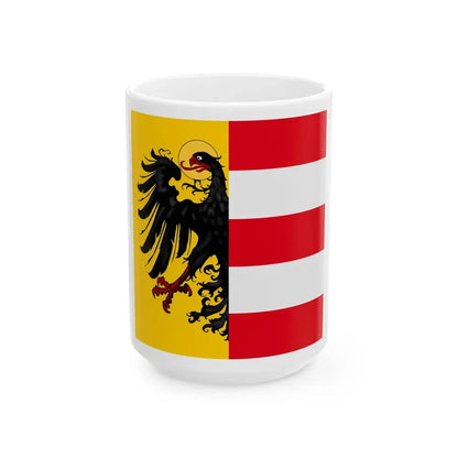 Flag of Nuremberg (Germany) White Coffee Mug 15oz - Go Mug Yourself