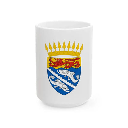 Flag of Nyanga Province Gabon (Gabon) White Coffee Mug 15oz - Go Mug Yourself