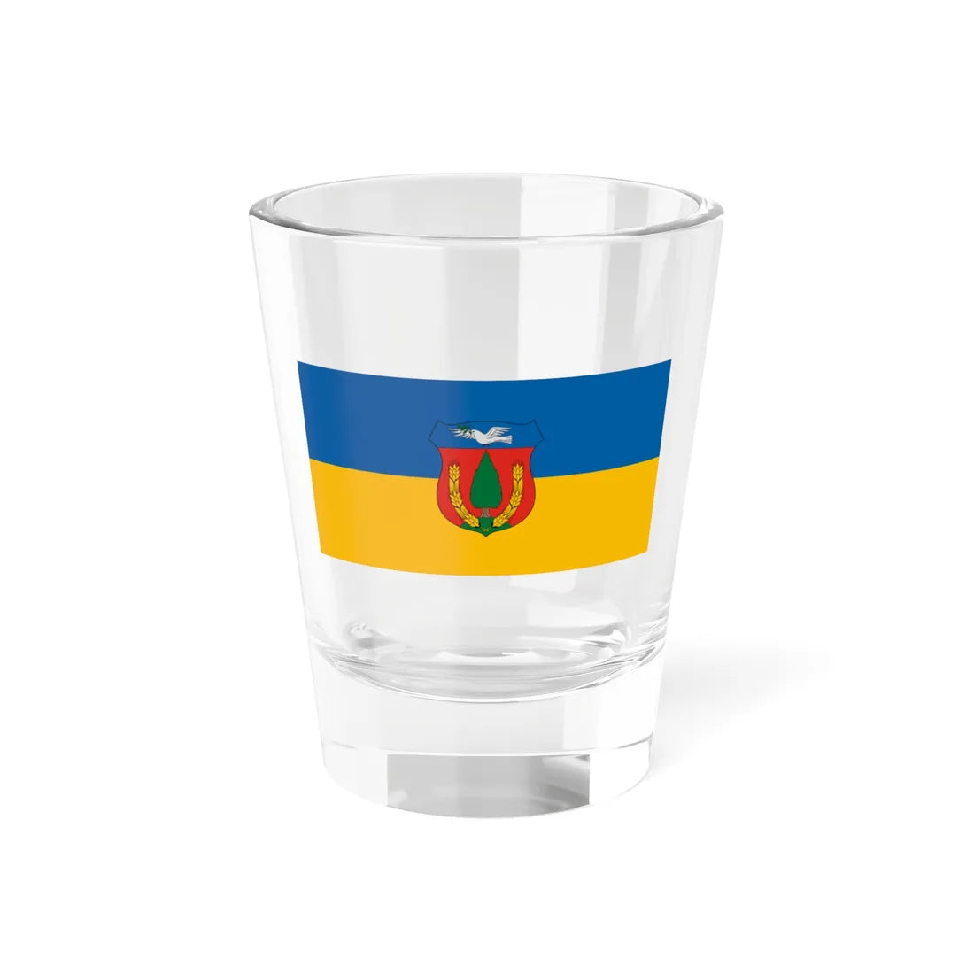 Flag of Nyarad (Hungary) Shot Glass 1.5oz 1.5oz - Go Mug Yourself