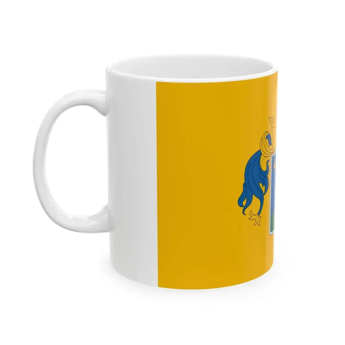 Flag of Nyaregyhaza (Hungary) White Coffee Mug - Go Mug Yourself