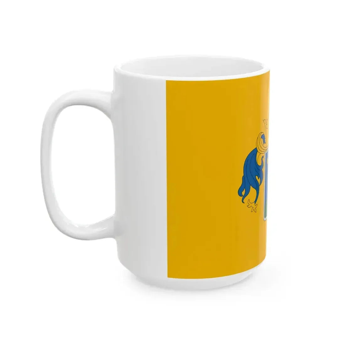 Flag of Nyaregyhaza (Hungary) White Coffee Mug - Go Mug Yourself