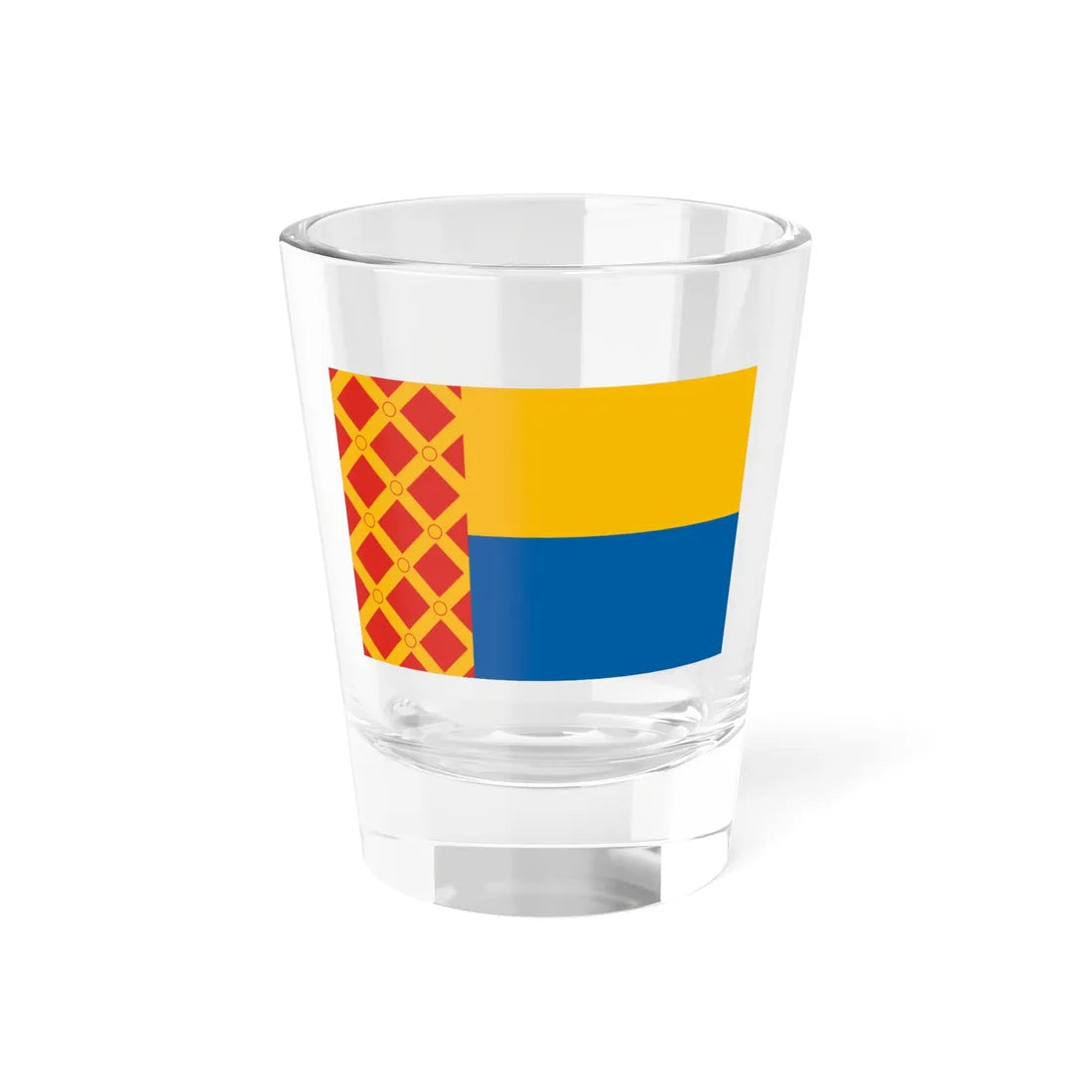 Flag of Nyarlorinc (Hungary) Shot Glass 1.5oz 1.5oz - Go Mug Yourself