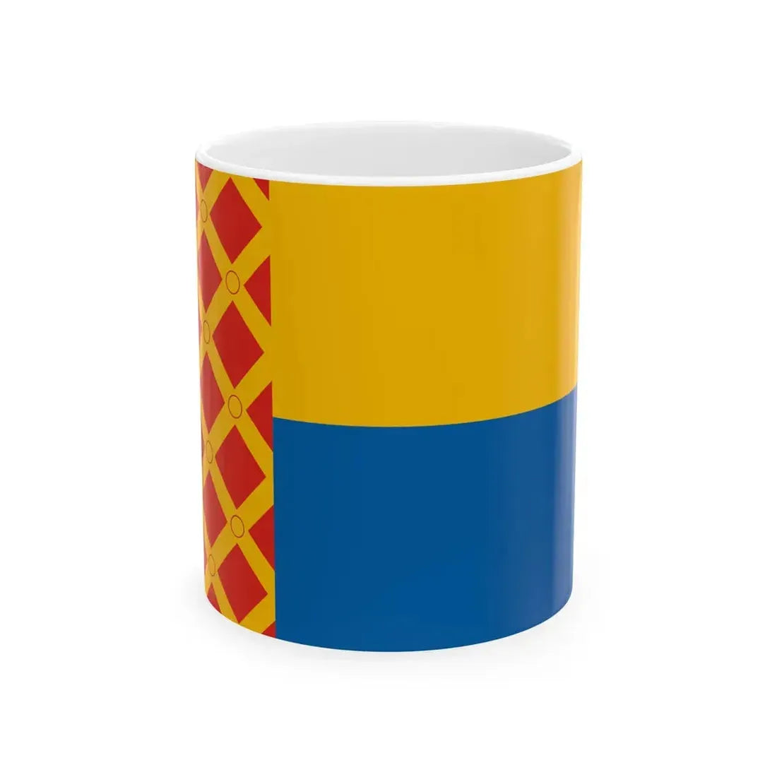 Flag of Nyarlorinc (Hungary) White Coffee Mug 11oz - Go Mug Yourself