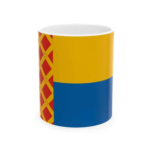 Flag of Nyarlorinc (Hungary) White Coffee Mug 11oz - Go Mug Yourself