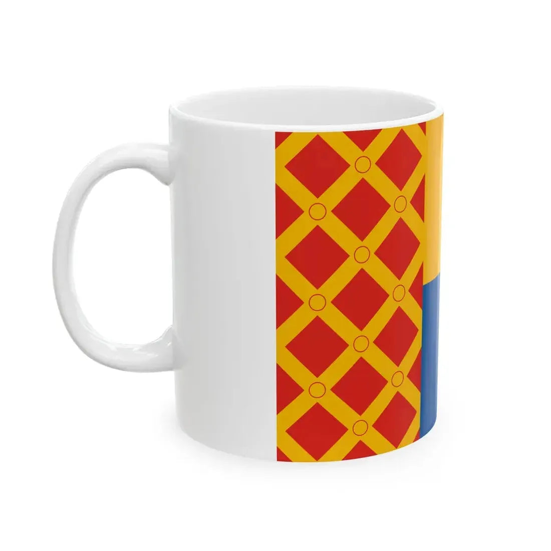 Flag of Nyarlorinc (Hungary) White Coffee Mug - Go Mug Yourself