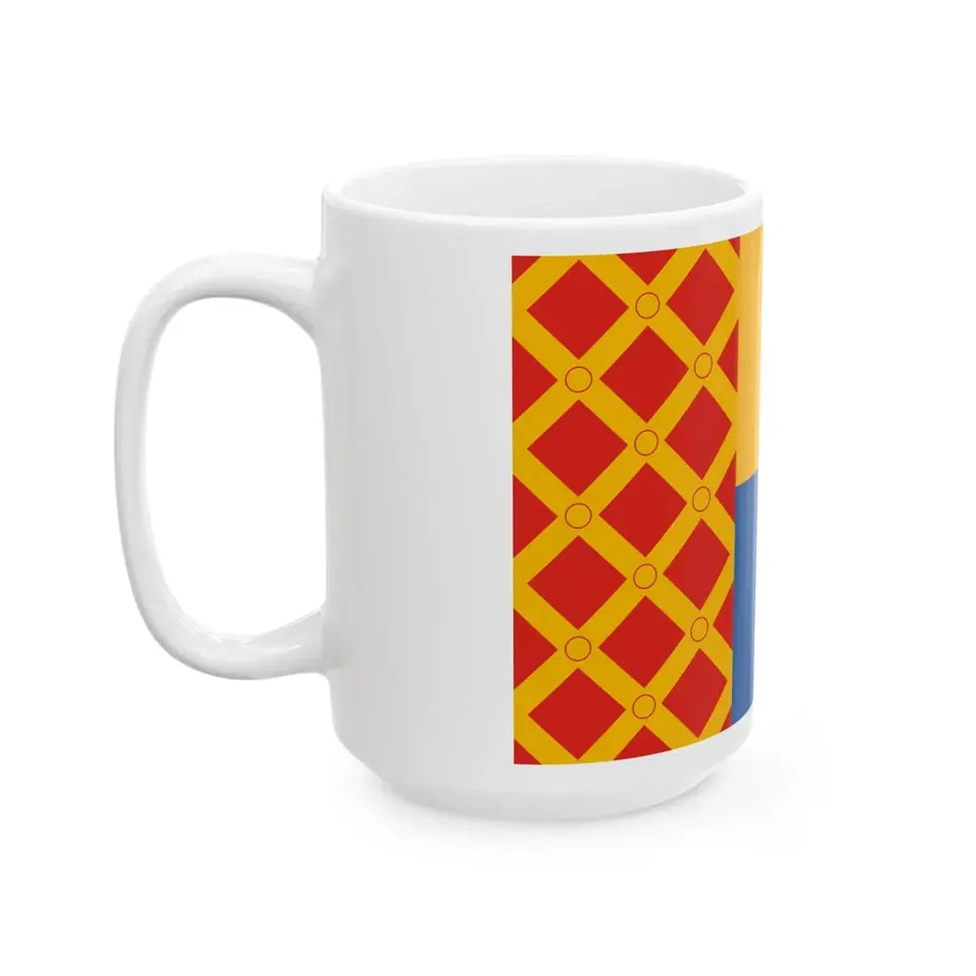Flag of Nyarlorinc (Hungary) White Coffee Mug - Go Mug Yourself