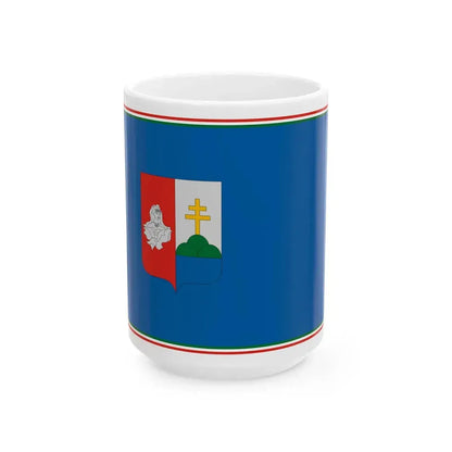 Flag of Nyirad (Hungary) White Coffee Mug 15oz - Go Mug Yourself